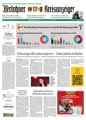 Cover of Iserlohner Kreisanzeiger und Zeitung (Iserlohn)