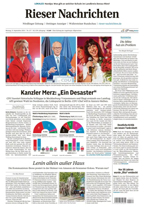 Cover of Rieser Nachrichten