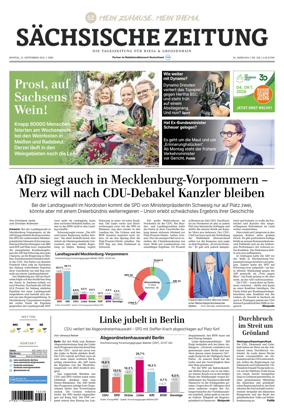 Cover of Sachsische Zeitung (Riesa & Grossenhain)