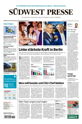 Cover of Sudwest Presse
