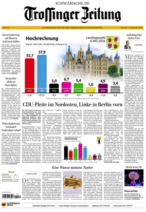 Cover of Trossinger Zeitung
