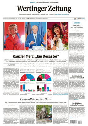 Cover of Wertinger Zeitung