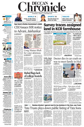 Cover of Deccan Chronicle