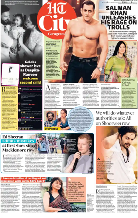 Cover of Hindustan Times (Gurgaon) - City
