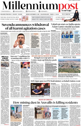 Cover of Millennium Post (Kolkata)