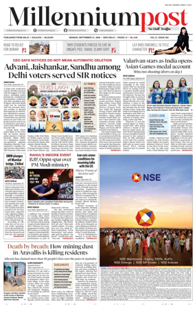 Cover of Millennium Post