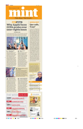 Cover of Mint Hyderabad