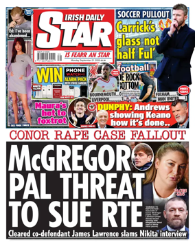 Cover of Irish Daily Star