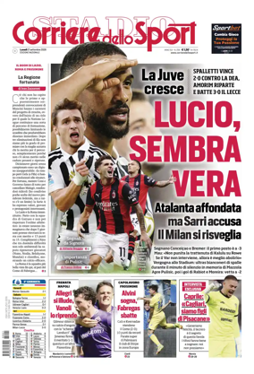 Cover of Corriere dello Sport