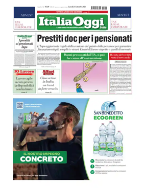 Cover of ItaliaOggi Sette