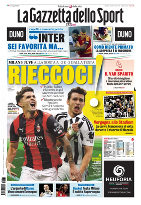 Cover of La Gazzetta dello Sport - Roma