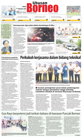 Cover of Utusan Borneo (Sarawak)