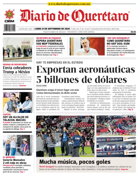 Cover of Diario de Queretaro
