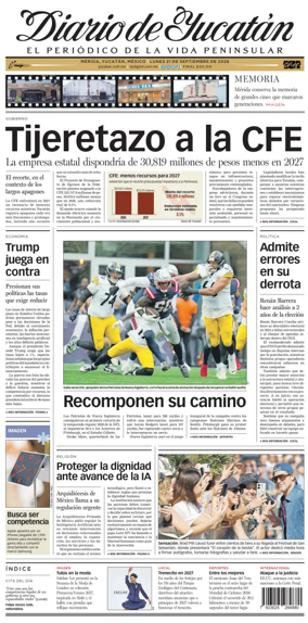 Cover of Diario de Yucatan