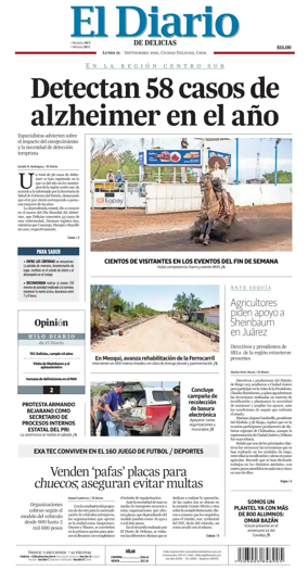 Cover of El Diario de Delicias