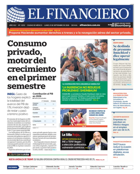 Cover of El Financiero