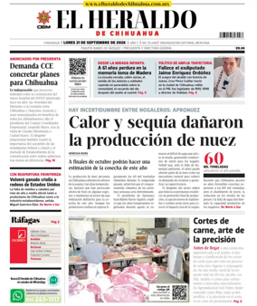 Cover of El Heraldo de Chihuahua