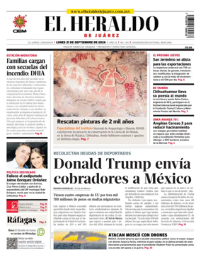 Cover of El Heraldo de Juarez