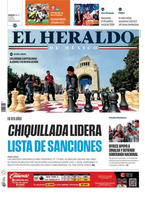Cover of El Heraldo de Mexico