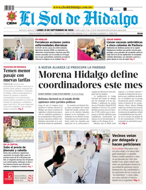 Cover of El Sol de Hidalgo