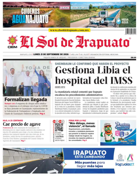Cover of El Sol de Irapuato