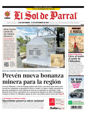 Cover of El Sol de Parral