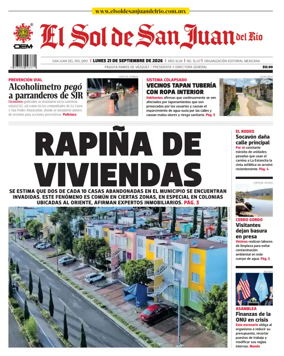 Cover of El Sol de San Juan del Rio