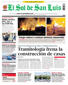 Cover of El Sol de San Luis Potosi