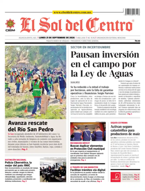 Cover of El Sol del Centro