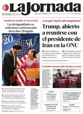 Cover of La Jornada