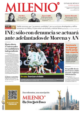 Cover of Milenio Edo de Mexico
