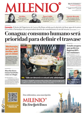 Cover of Milenio Monterrey