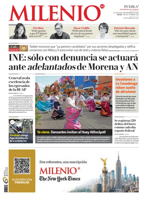 Cover of Milenio Puebla
