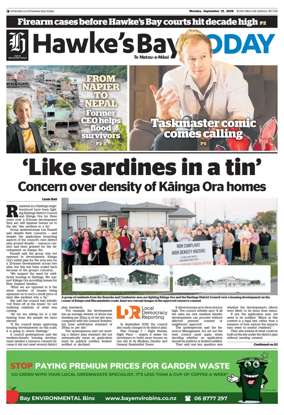 Cover of Hawke's Bay Today
