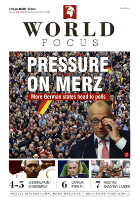 Cover of Otago Daily Times-World Focus