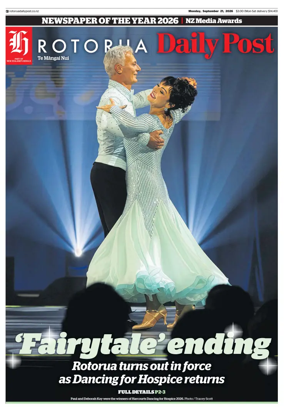 Cover of Rotorua Daily Post