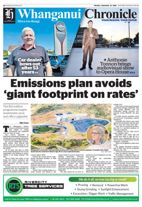 Cover of Whanganui Chronicle