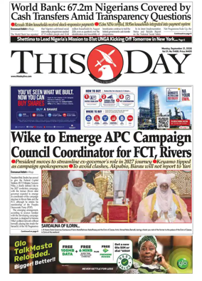 Cover of THISDAY