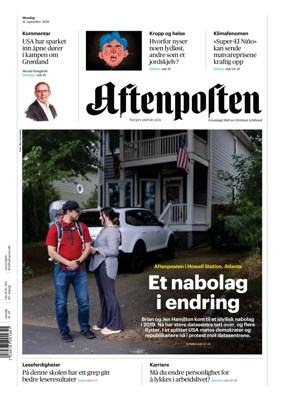 Cover of Aftenposten