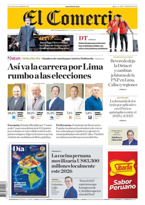 Cover of Diario El Comercio