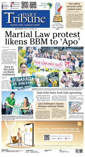 Cover of Daily Tribune (Philippines)