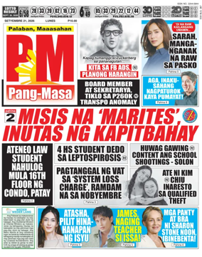 Cover of PM Pang-Masa