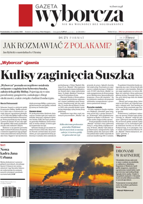 Cover of Gazeta Wyborcza