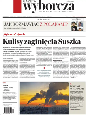 Cover of Gazeta Wyborcza Stoleczna