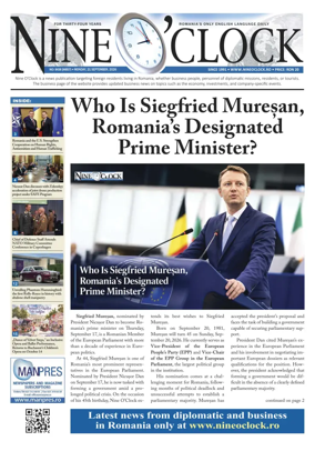 Cover of Nine o clock (Romania) Daily