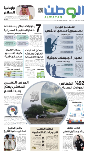 Cover of Al-Watan (Saudi)