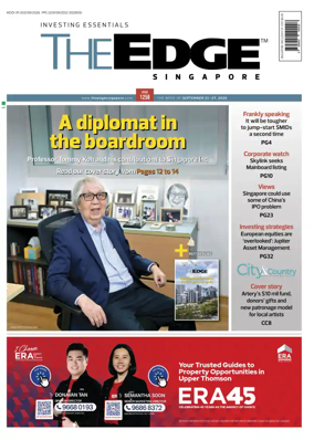 Cover of The Edge Singapore
