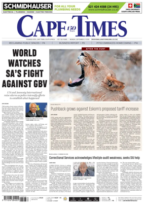 Cover of Cape Times