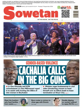 Cover of Sowetan