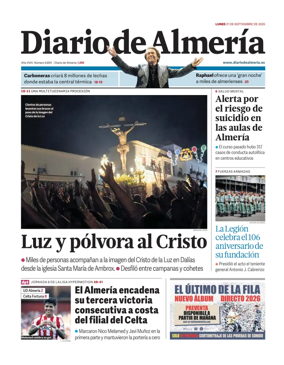 Cover of Diario de Almeria